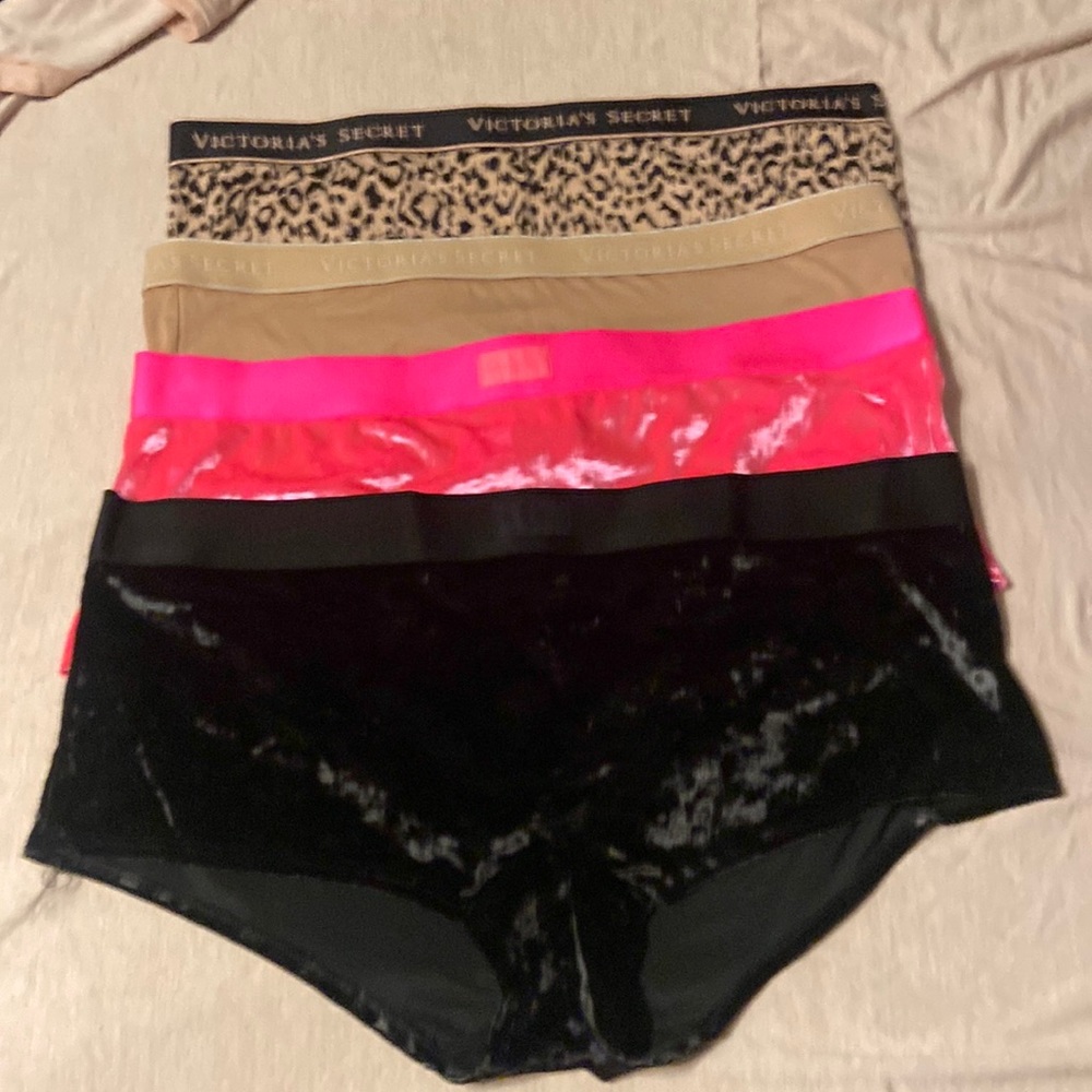 bundle 4 NWT XL BOYSHORT PANTIES VICTORIAS SECRET